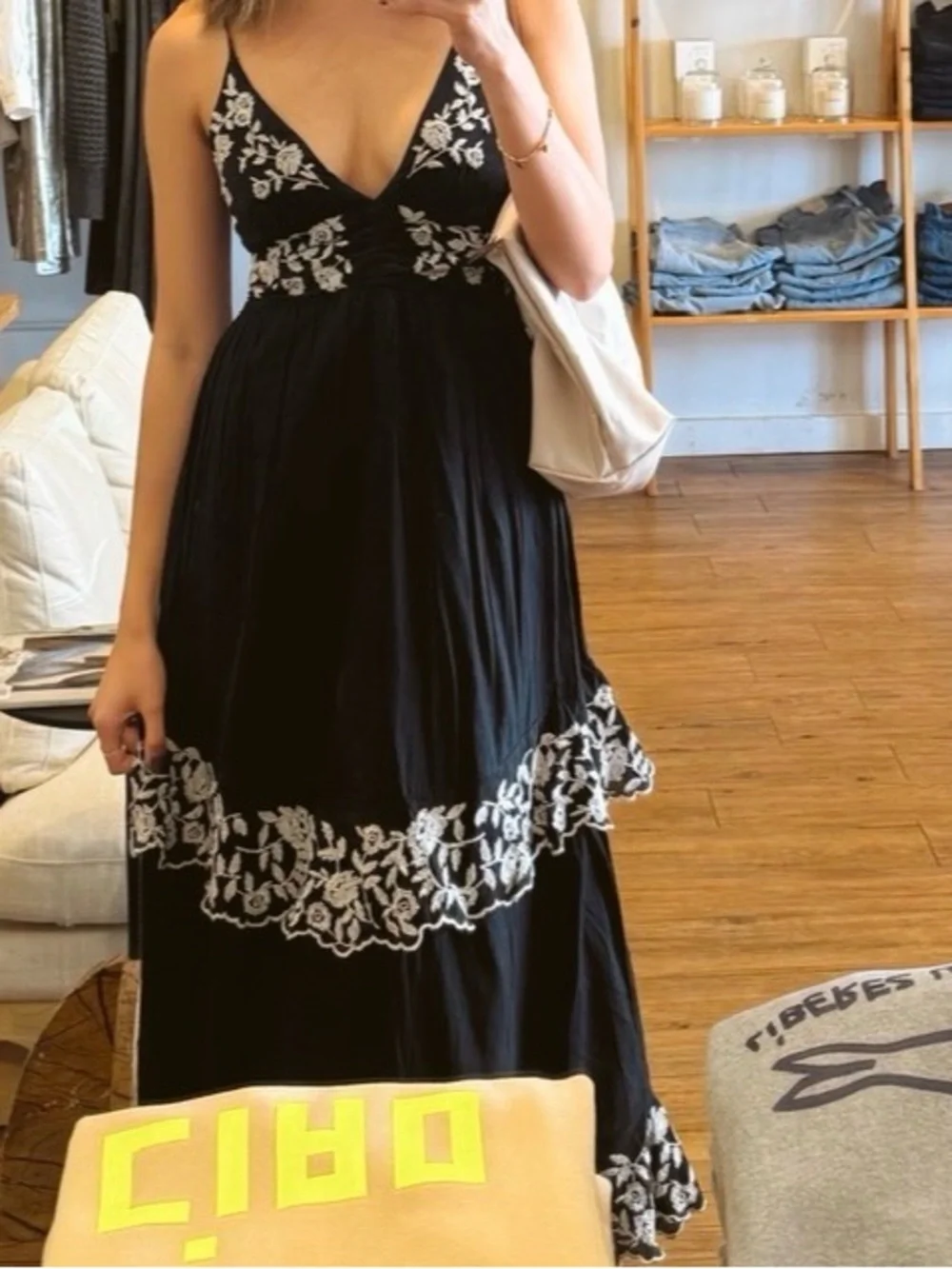 Abercrombie Tiered Ruffle Maxi Dress